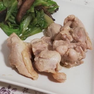 レンジで簡単作りおき♪鳥もも肉のハチミツ醤油煮